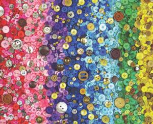 Bunches Of Buttons Collage Jigsaw Puzzle By Springbok