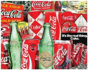 Coca-Cola Then and Now Coca Cola Jigsaw Puzzle By Springbok