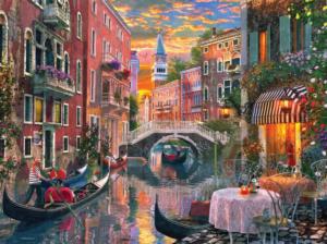 Venice Evening Paris & France Jigsaw Puzzle By Springbok