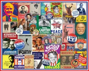 Poster Politics - Scratch and Dent Collage Jigsaw Puzzle By Springbok