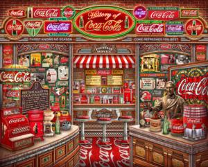 Coca Cola History Shopping Jigsaw Puzzle By Springbok