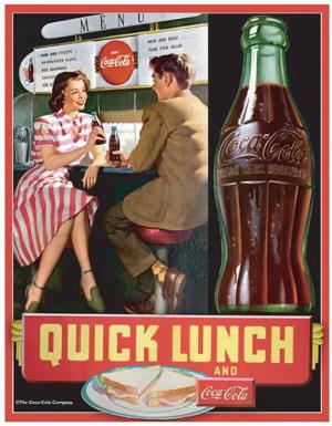 Coca Cola Quick Lunch - Scratch and Dent Coca Cola Jigsaw Puzzle By Springbok