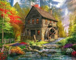 Mill Cottage Lakes & Rivers Jigsaw Puzzle By Springbok