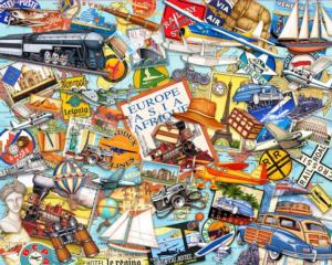 Wanderlust Nostalgic / Retro Jigsaw Puzzle By Springbok