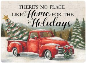 Home For The Holiday Quotes & Inspirational Jigsaw Puzzle By Carson