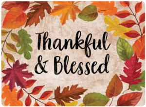 Thankful & Blessed Thanksgiving Jigsaw Puzzle By Carson