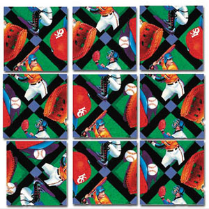 Baseball Sports Non-Interlocking Puzzle By Scramble Squares