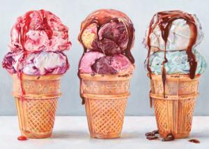 Ice Cream Cones Dessert & Sweets Jigsaw Puzzle By Colorcraft