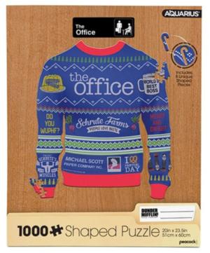 The Office Ugly Christmas Sweater Christmas Jigsaw Puzzle By Aquarius