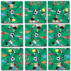 Soccer Sports Non-Interlocking Puzzle By Scramble Squares