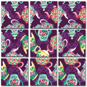 Teapots Drinks & Adult Beverage Non-Interlocking Puzzle By Scramble Squares