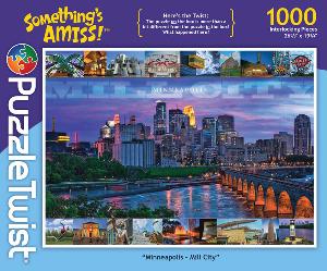 Minneapolis - Mill City Twist Puzzle United States Altered Images By PuzzleTwist