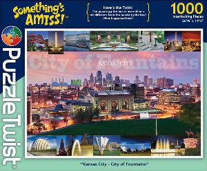 Kansas City - City of Fountains Twist Puzzle Landmarks & Monuments Altered Images By PuzzleTwist