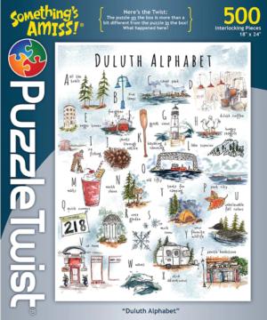 Duluth Alphabet Twist Puzzle United States Altered Images By PuzzleTwist
