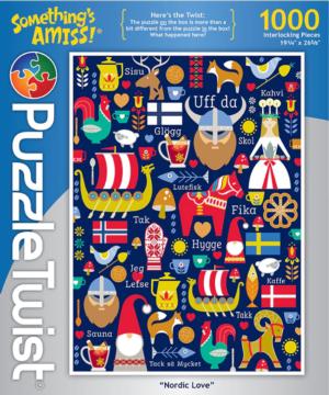 Nordic Love Twist Puzzle United States Altered Images By PuzzleTwist