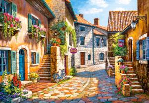 Rue de Village Paris & France Jigsaw Puzzle By Castorland
