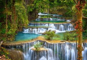 The Cascade Waterfall Jigsaw Puzzle By Castorland
