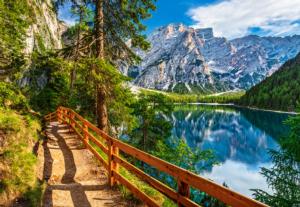 Braies Lake, Italy - Scratch and Dent Lakes & Rivers Jigsaw Puzzle By Castorland