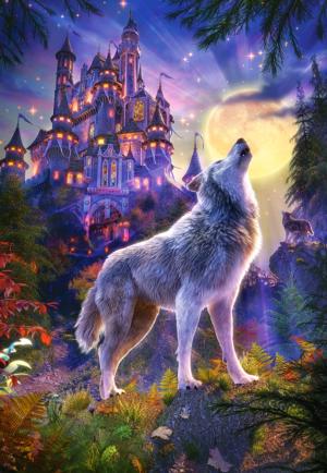 Wolf Castle Fantasy Jigsaw Puzzle By Castorland