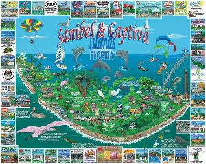 Sanibel & Captiva Islands, Florida Beach & Ocean Impossible Puzzle By White Mountain