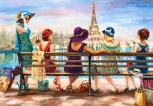 Girls Day Out - Scratch and Dent Paris & France Jigsaw Puzzle By Castorland