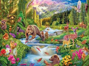Wild Frontier Lakes & Rivers Jigsaw Puzzle By RoseArt