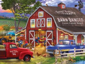 The Barn Dance Dance & Ballet Large Piece By RoseArt