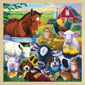 Farm Friends Farm Animal Children's Puzzles By MasterPieces