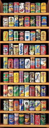 Educa Jigsaw Puzzle Cans 1500 Pcs Soda Pop #14446 for sale online