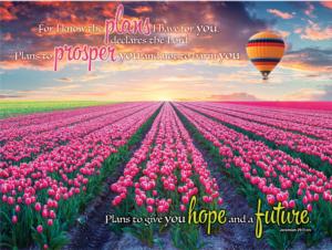 Promise Puzzle - God's Plan Flowers Large Piece By Fairhope Direct