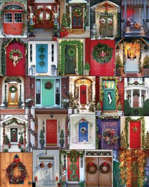 Holiday Doors Pattern & Geometric Jigsaw Puzzle By White Mountain