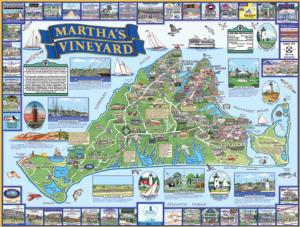 Martha's Vineyard, MA United States Jigsaw Puzzle By White Mountain