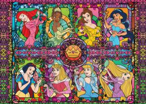 Stained Glass Princesses Disney Princess Jigsaw Puzzle By Ceaco