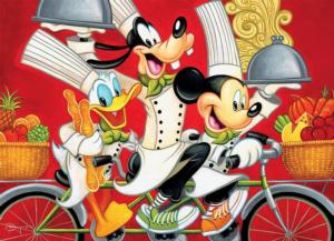 Wheeling in Flavor Mickey & Friends Jigsaw Puzzle By Ceaco