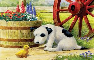 Pup and Friend Dogs Jigsaw Puzzle By SunsOut