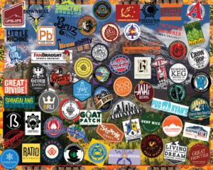 Colorado Craft Beer Adult Beverages Jigsaw Puzzle By White Mountain