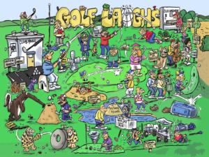 Golf Laughs Golf Jigsaw Puzzle By Goodway Puzzles