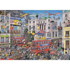 I Love London Cartoon Jigsaw Puzzle By Gibsons