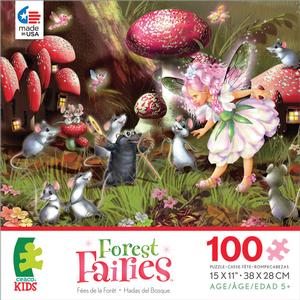 Fairy, Mice & Mole (Forest Fairies) Fairy Children's Puzzles By Ceaco