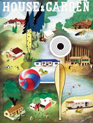 Camps & Cottages Camping Jigsaw Puzzle By New York Puzzle Co