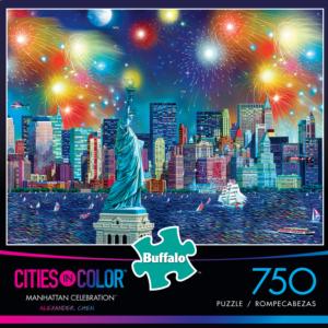 Manhattan Celebration New York Jigsaw Puzzle By Buffalo Games