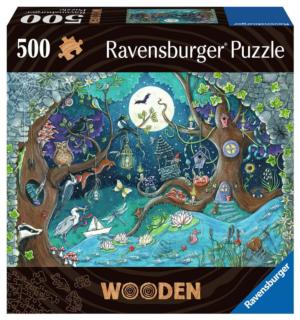 Fantasy Forest Whimsical Wooden Jigsaw Puzzle By Ravensburger
