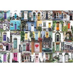 The Doors of London Collage Jigsaw Puzzle By Gibsons