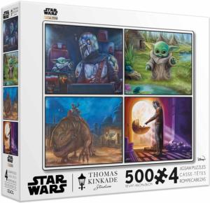 Thomas Kinkade Mandalorian Collection 4 in 1 Multi-Pack Star Wars Multi-Pack By Ceaco