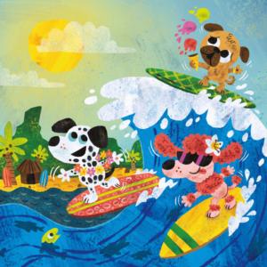 Surf Pups Beach & Ocean Children's Puzzles By Ceaco