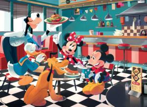 Disney Diner Mickey & Friends Jigsaw Puzzle By Ceaco