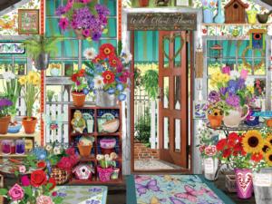 Flower Shop Shopping Jigsaw Puzzle By Ceaco