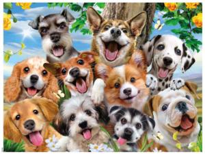 Selfies - Selfie Pups Dogs Jigsaw Puzzle By Ceaco