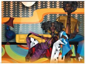 Jaleel Campbell - Got To Give It Up Contemporary & Modern Art Jigsaw Puzzle By Ceaco