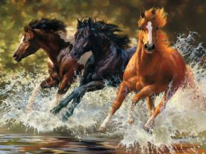 Splash Horse Jigsaw Puzzle By Ceaco